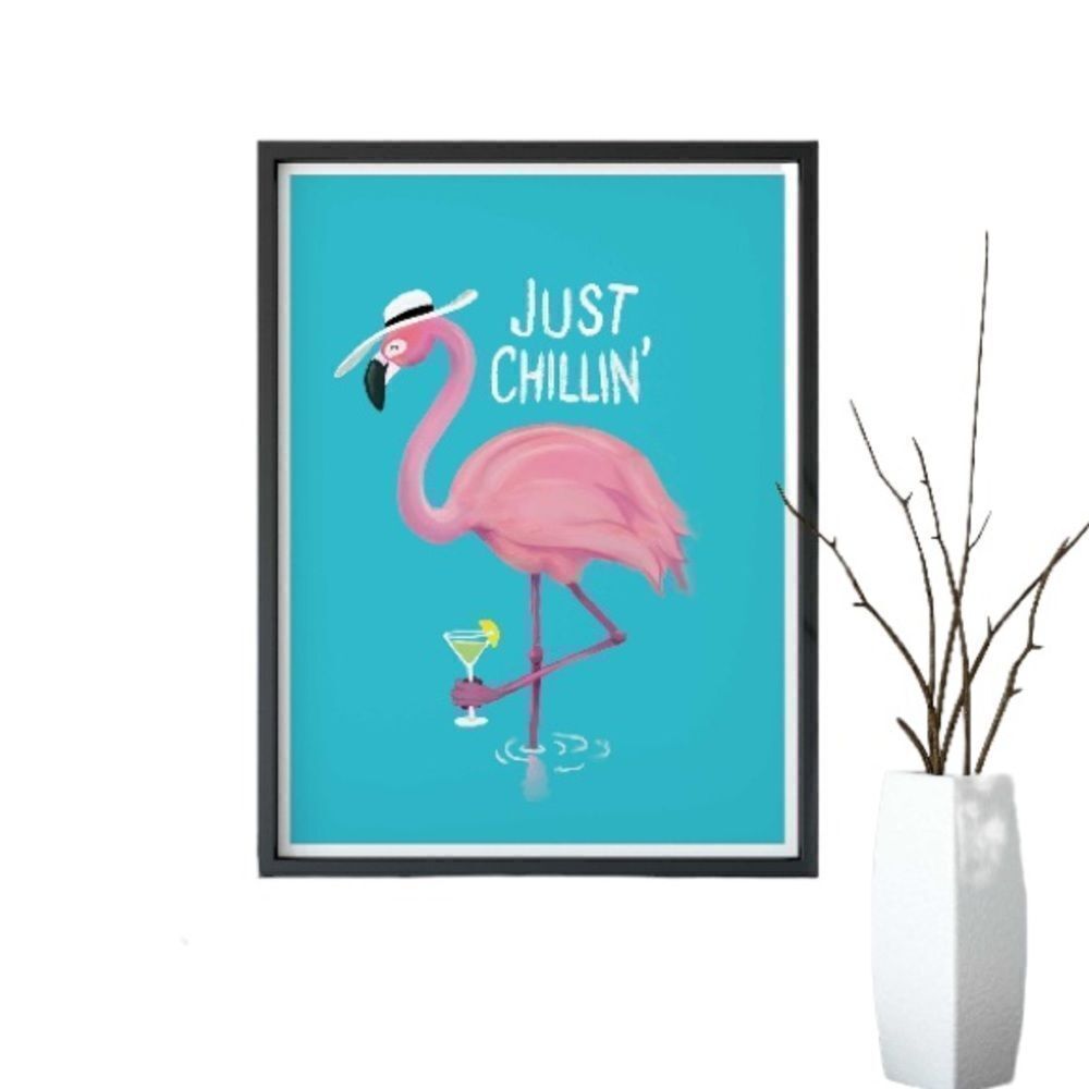 Flamingo 🦩 “Just Chillin’” Print